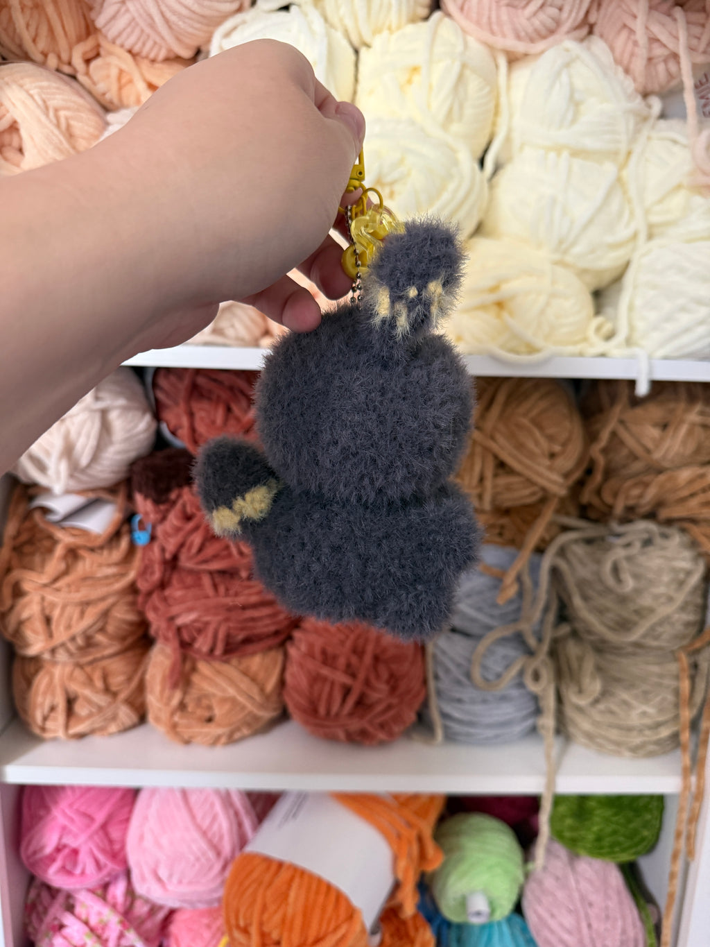 Fuzzy Eeveelution Bag Charms