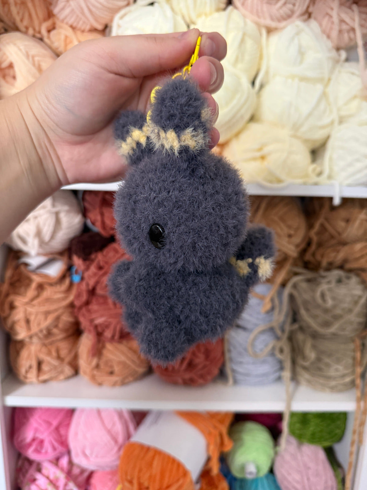 Fuzzy Eeveelution Bag Charms