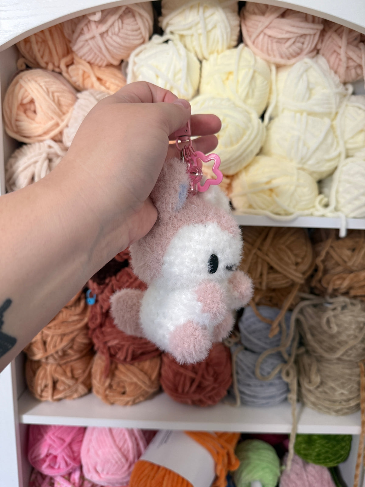Fuzzy Eeveelution Bag Charms