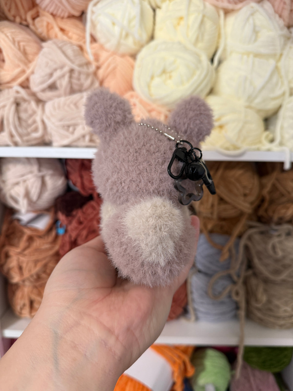 Fuzzy Eeveelution Bag Charms