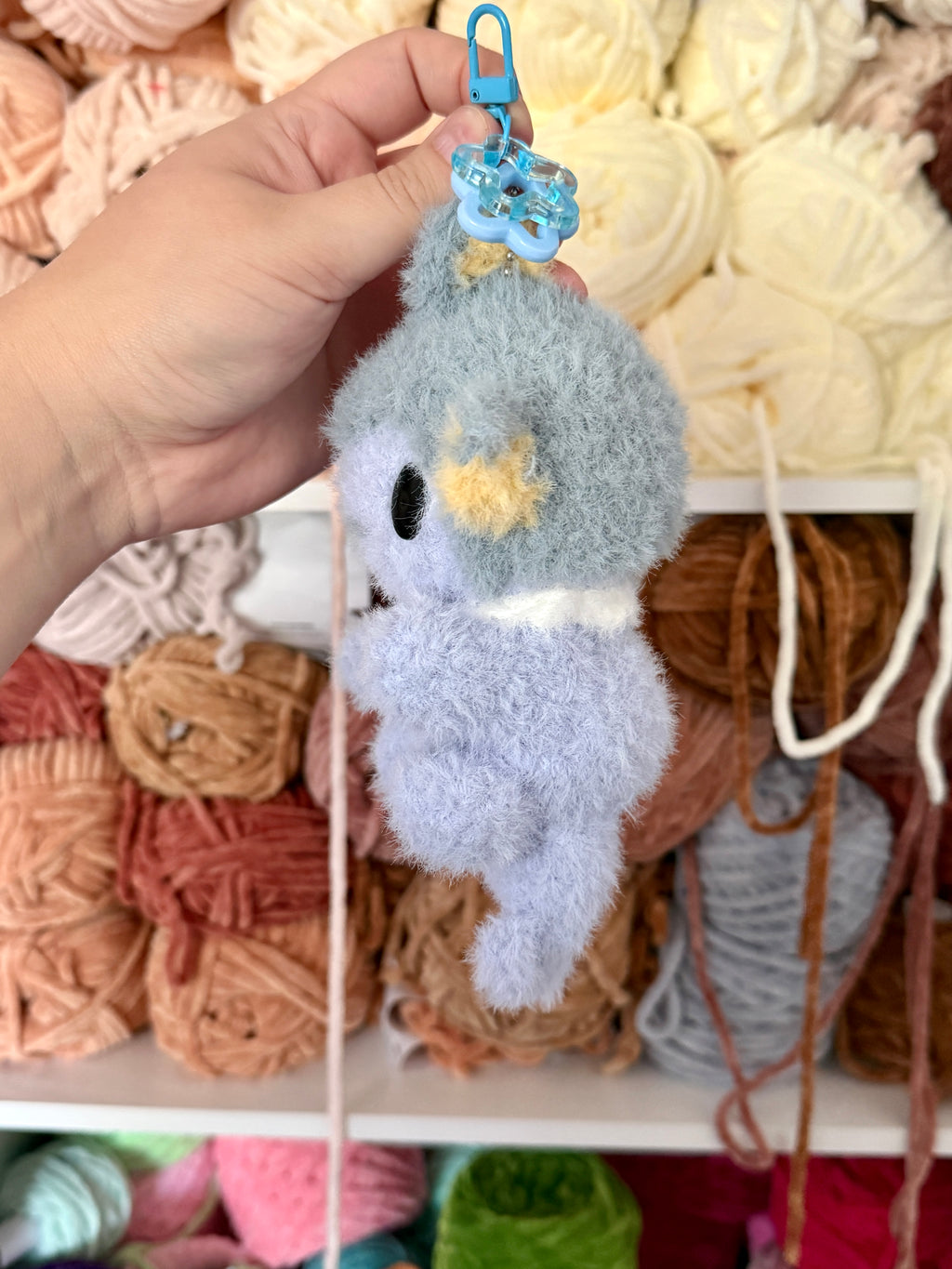 Fuzzy Eeveelution Bag Charms