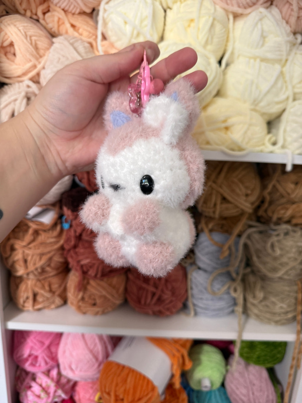 Fuzzy Eeveelution Bag Charms