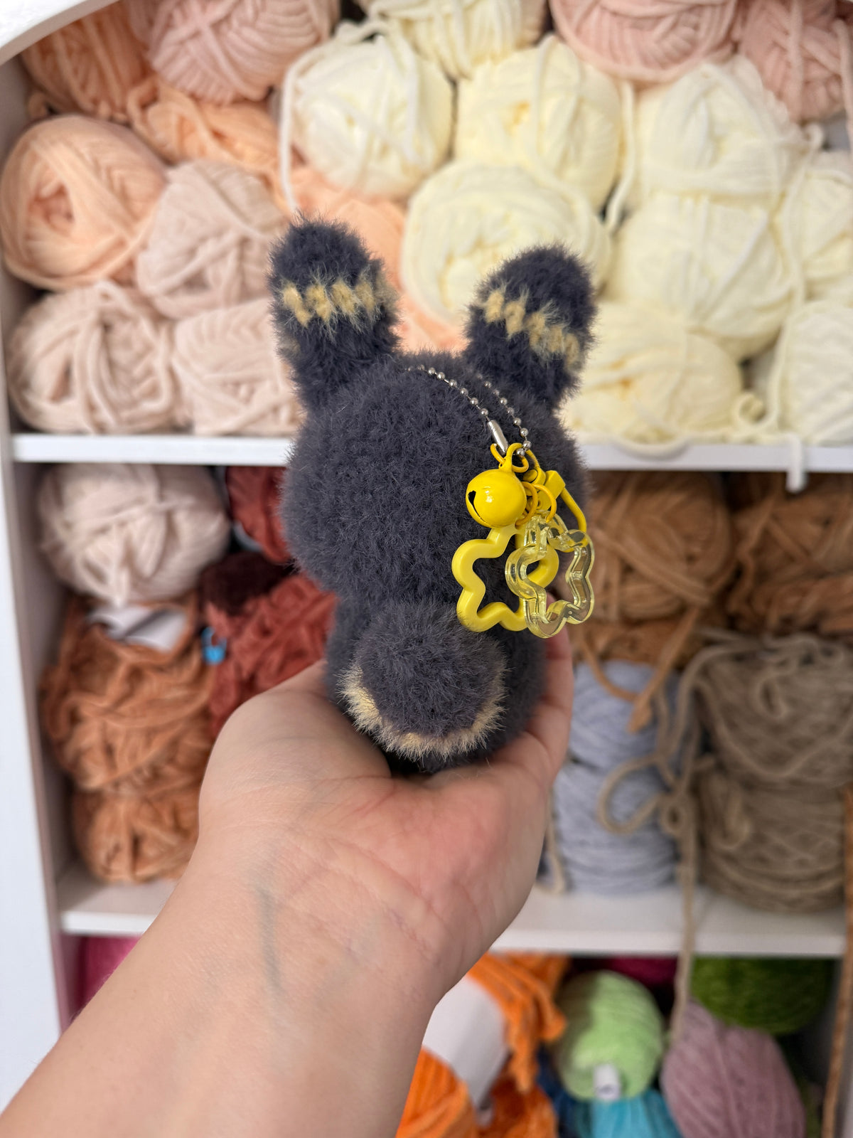 Fuzzy Eeveelution Bag Charms