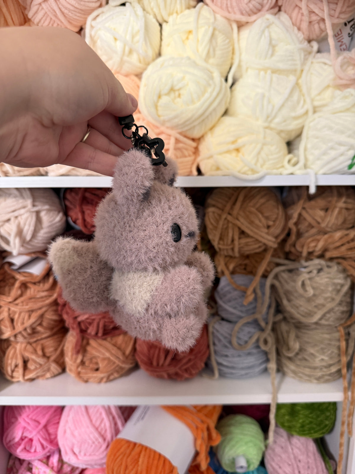 Fuzzy Eeveelution Bag Charms